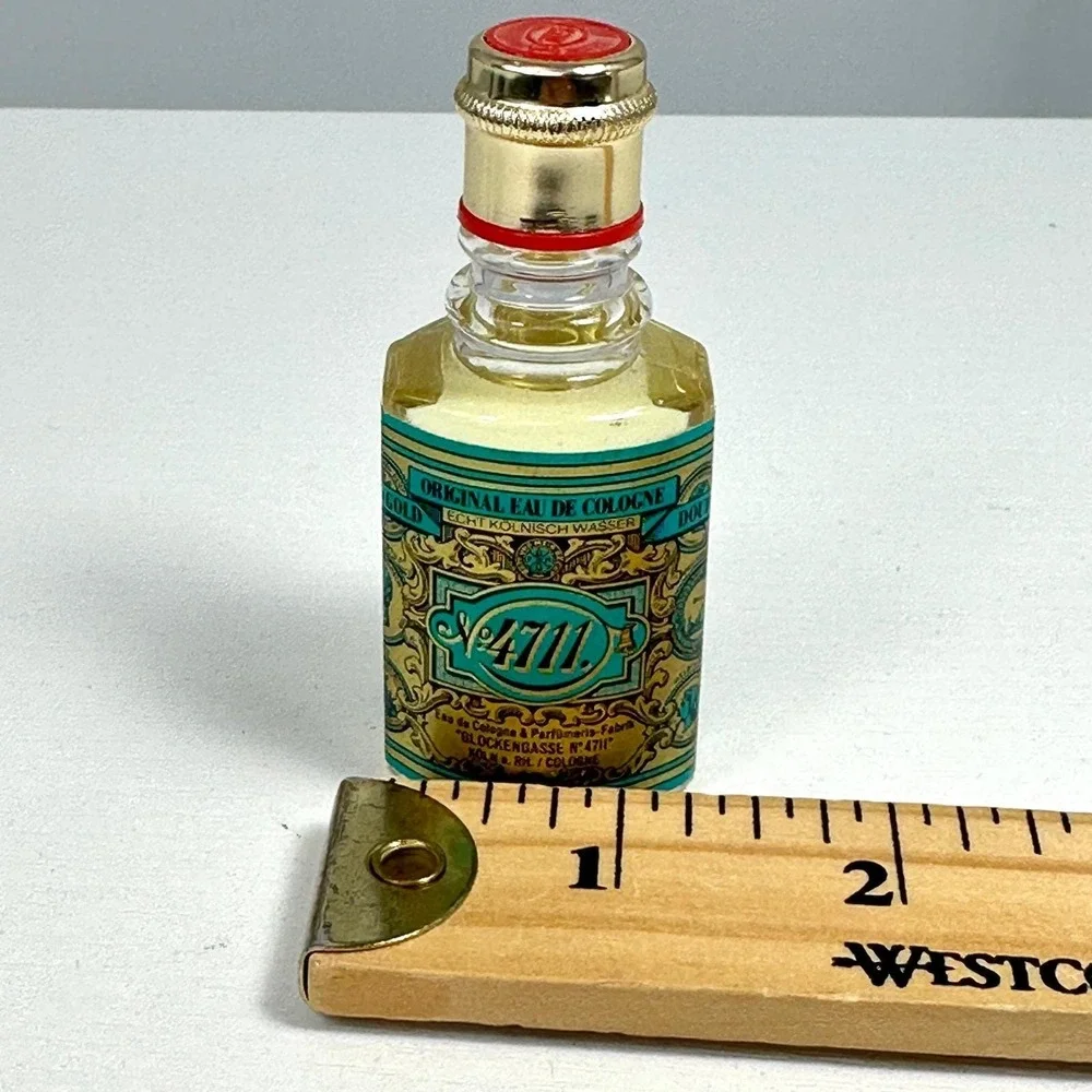 Vintage 4711 Original Eau de Cologne Miniature Bottle Germany 0.1 oz‎ 3ml Full